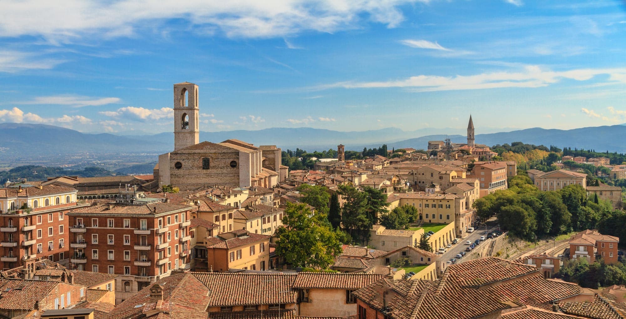 Nel centro storico di Perugia